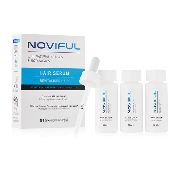 Noviful Hair Growth Serum 180ml (6Month Supply)
